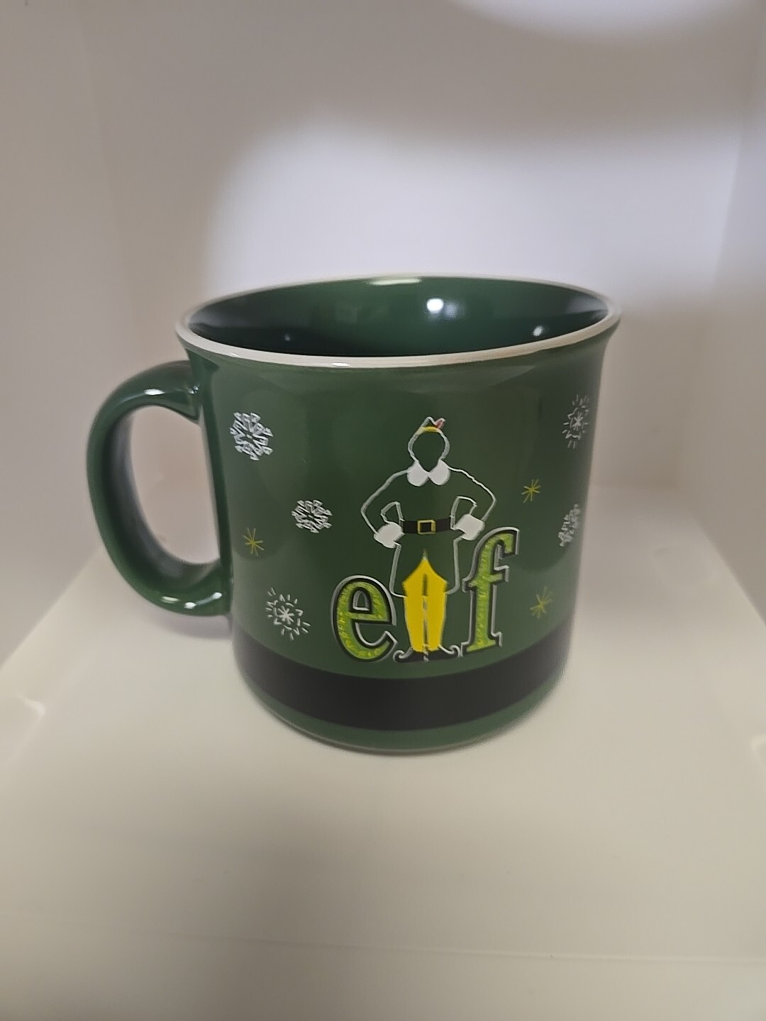 Elf Movie BUDDY THE ELF 20oz Large Green Ceramic Coffee Cup Mug