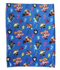 Licensed PAW PATROL Characters Super Soft Plush BLANKET THROW Bedding 46x60 NEW 