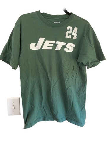 Reebok New York Jets Football Darrelle Revis Vintage SS T-Shirt Mens Medium