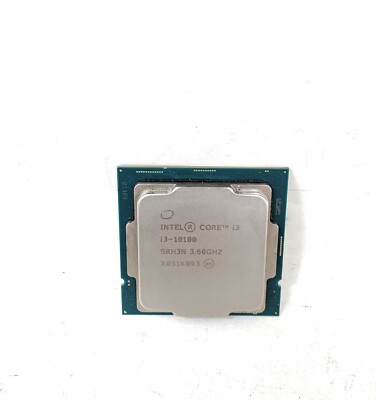 Intel Core I3-10100 CPU Processor LGA 1200 4C/8T 4.30GHz 10Th Gen