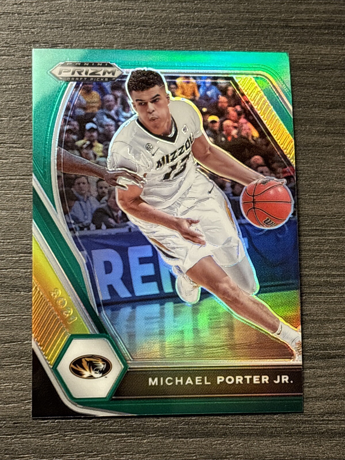 2021 Panini Prizm Draft Picks Michael Porter Jr - Missouri - Green Prizm #98