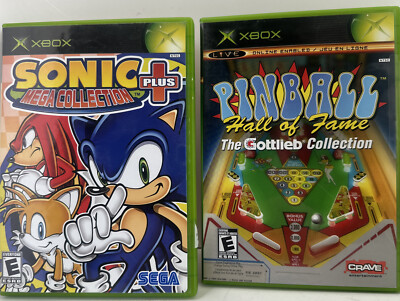 Sonic Plus Mega Collection & Pinball Hall Of Fame Xbox 2 Game Bundle
