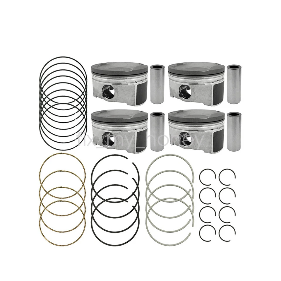 For 07-13 Toyota Camry RAV4 Scion tC Lexus 2AZFE Pistons Main Rod Bearings STD Foto 4 de 4