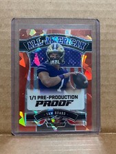 Sam Huard 2024 Leaf Football 1/1 Pre Production Proof