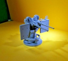 Twin 12a Oerlikon Gun in 1/32 Scale. Perkasa.  Model Boat Fittings.