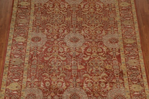 Floral Oushak Turkish Traditional Area Rug 8x10 Hand-knotted for Living Room - Picture 3 of 12