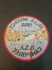 VINTAGE 1958 BOY SCOUT FALLS DISTRICT B.S.A. CAMPOREE STUNNING PATCH EXCELLENT  — photo 2