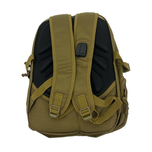 Heavy Duty Canvas Laptop Backpack Tactical Military Style Travel Bag Day Bag USB - Picture 15 of 27