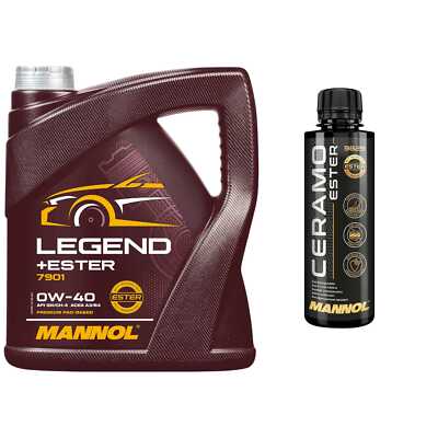 4L MANNOL Motoröl LEGEND+ESTER 0W-40 Inkl. Additive Ceramo Ester 9829