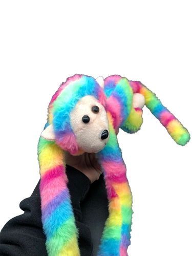 Tie Die Screeching Monkey Plush Toy Cute with Sound - Picture 4 of 5