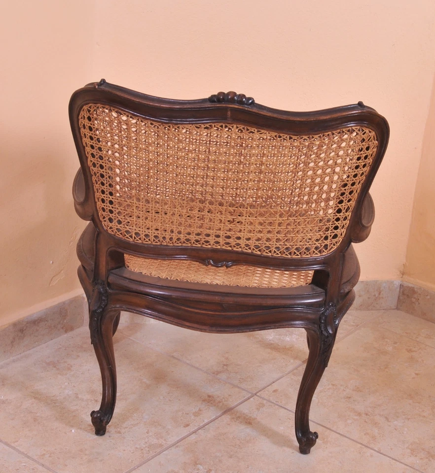 Antique Baroque armchair for children, - Image 4 of 4