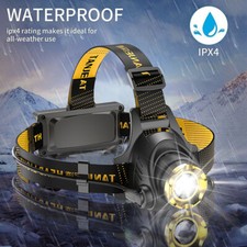 990000LM LED Headlamp Rechargeable Headlight Zoomable Head Torch Lamp Flashlight