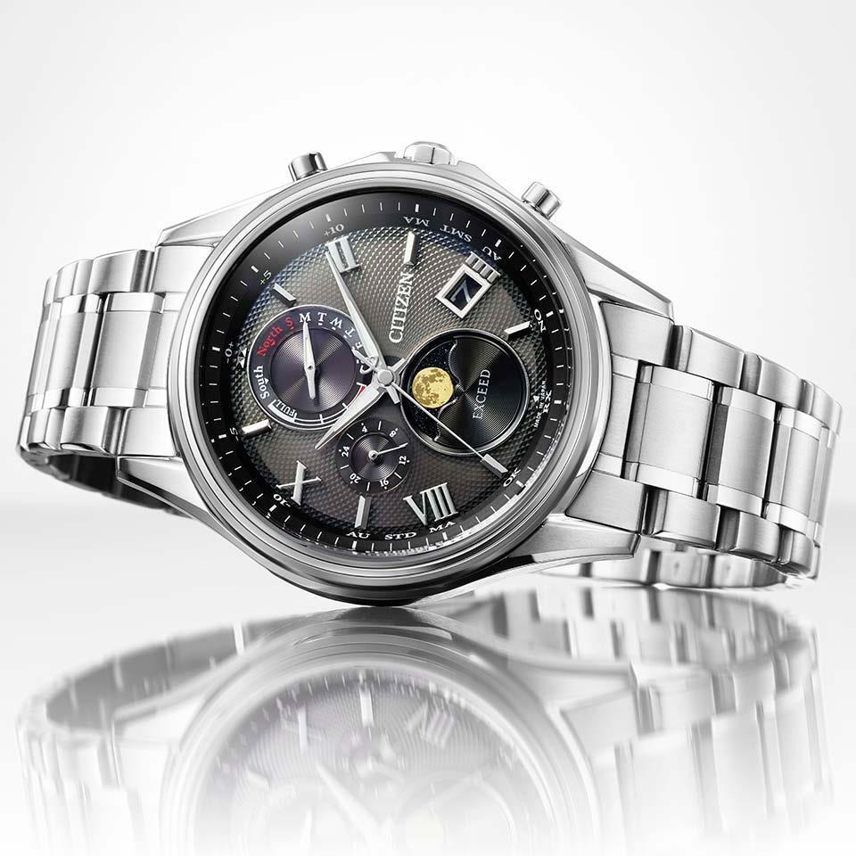 CITIZEN EXCEED BY1020-61E Titanium Moon Phase Eco-Drive CITIZEN EXCEED BY1020-61E Titanium Moon Phase Eco-Drive