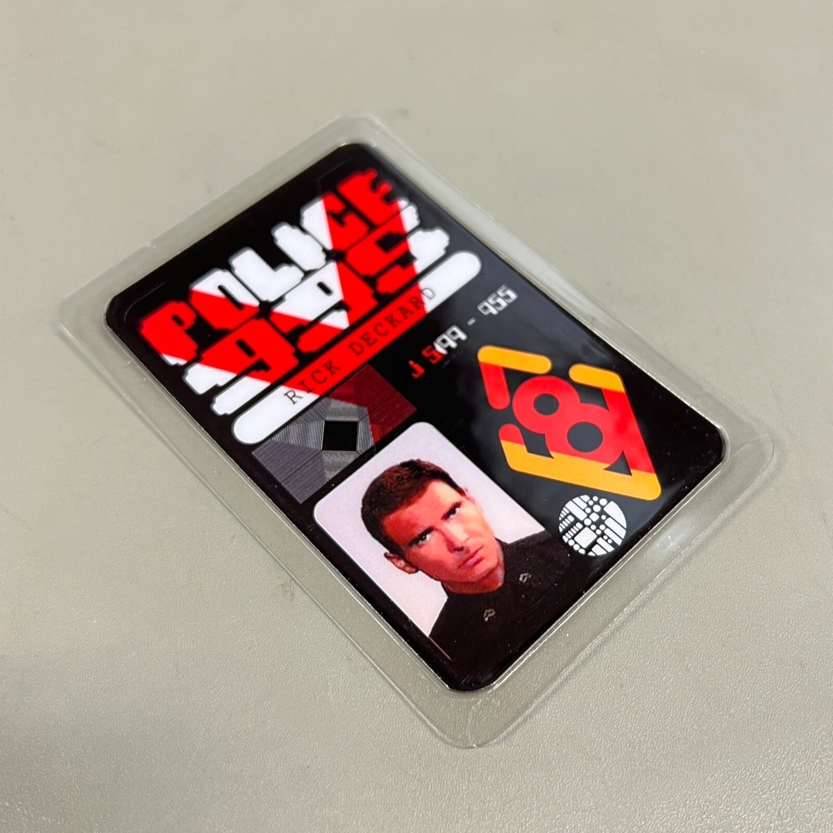 Blade Runner Rick Deckard PoIice 995 Detective Badge Prop ID