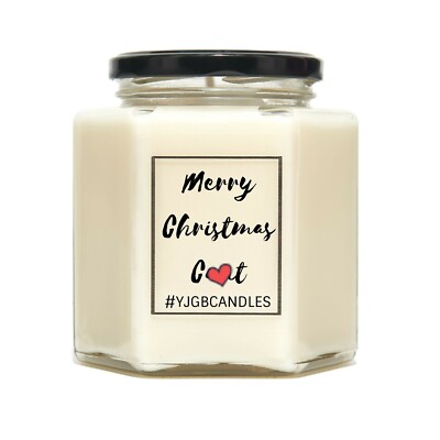Frohe Weihnachten C*nt, Geschenk für Freund, lustige Fluchkerze
