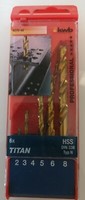 Titan Bohrer Kassette 2-8 6-Tlg