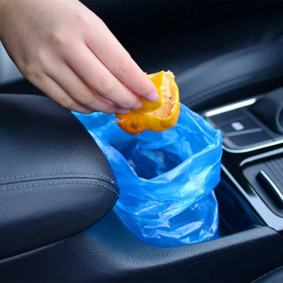 15-45x Kitchen Garbage Bag Trash Bags Durable Disposable Plastic Home Tool, - Image 4 of 4