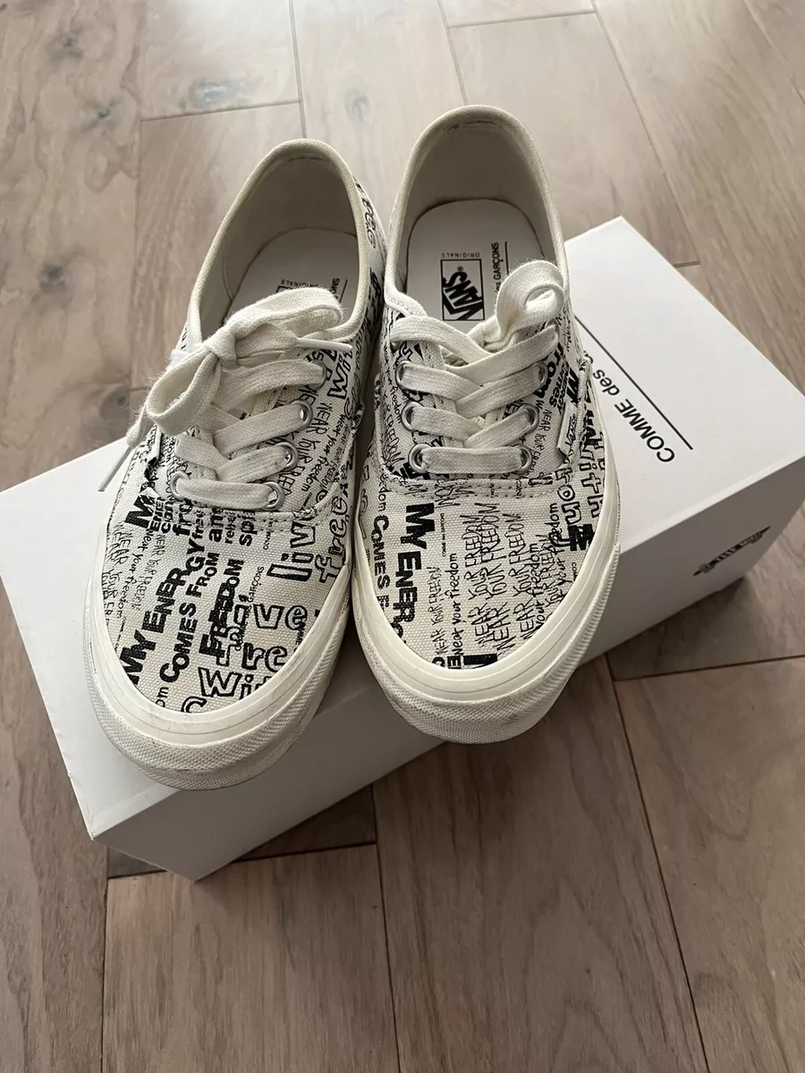 VANS Authentic LX x Comme des Garcons Graffiti Women size 7