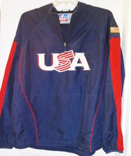 BASEBALL JERSEY BLUE US USA WBC WORLD BASEBALL CLASSIC 2006 MAJESTIC MEN LARGE