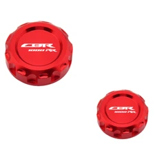 For 2008-2017 HONDA CBR 1000RR 3D Front Rear Brake Fluid Reservoir Cover Cap