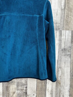 Patagonia Women's Snap-T Fleece Teal Pullover Polartec Thermal Pro