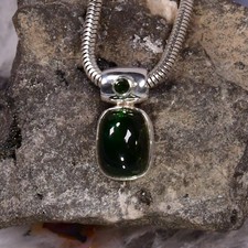 Turmalin Anhänger, 925er Silber, Edelsteinanhänger (15086), Edelsteinschmuck
