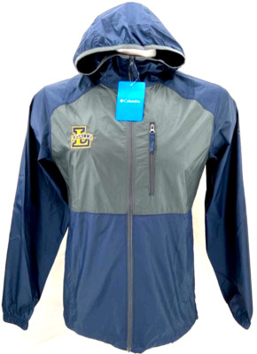 NEW La Salle Explorers Columbia Flash Forward Gray Navy Windbreaker Jacket Men S