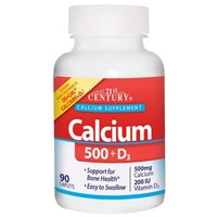 9 Pack Calcium 500 + D3 500 Mg / 200 Iu 90 Caplets By 21st Century on sale 9 Pack Calcium 500 + D3 500 Mg / 200 Iu 90 Caplets By 21st Century on sale