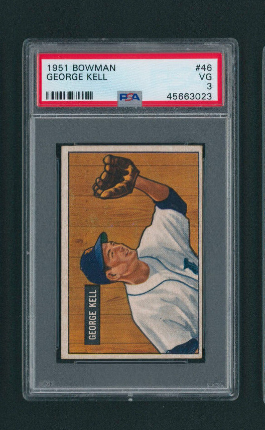 1951 Bowman George Kell #46 PSA 3 VG DETROIT TIGERS 3rd Baseman