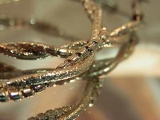 X Showy Classic Twist Large Silver Tone Hoop Vintage 80's Pierced Earrings 601M0