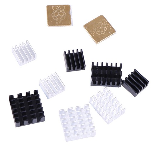 5Pcs For Raspberry Pi 2/3/4 3B+ 4B Aluminum Heatsink Radiator Cooler Kit JCAUCJ - Afbeelding 7 van 16