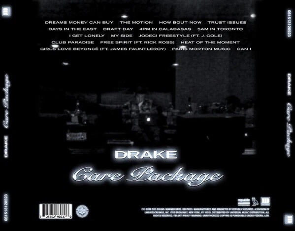 Drake - Care Package CD 2019 OVO Sound Compilation Album  - Image 2 of 2