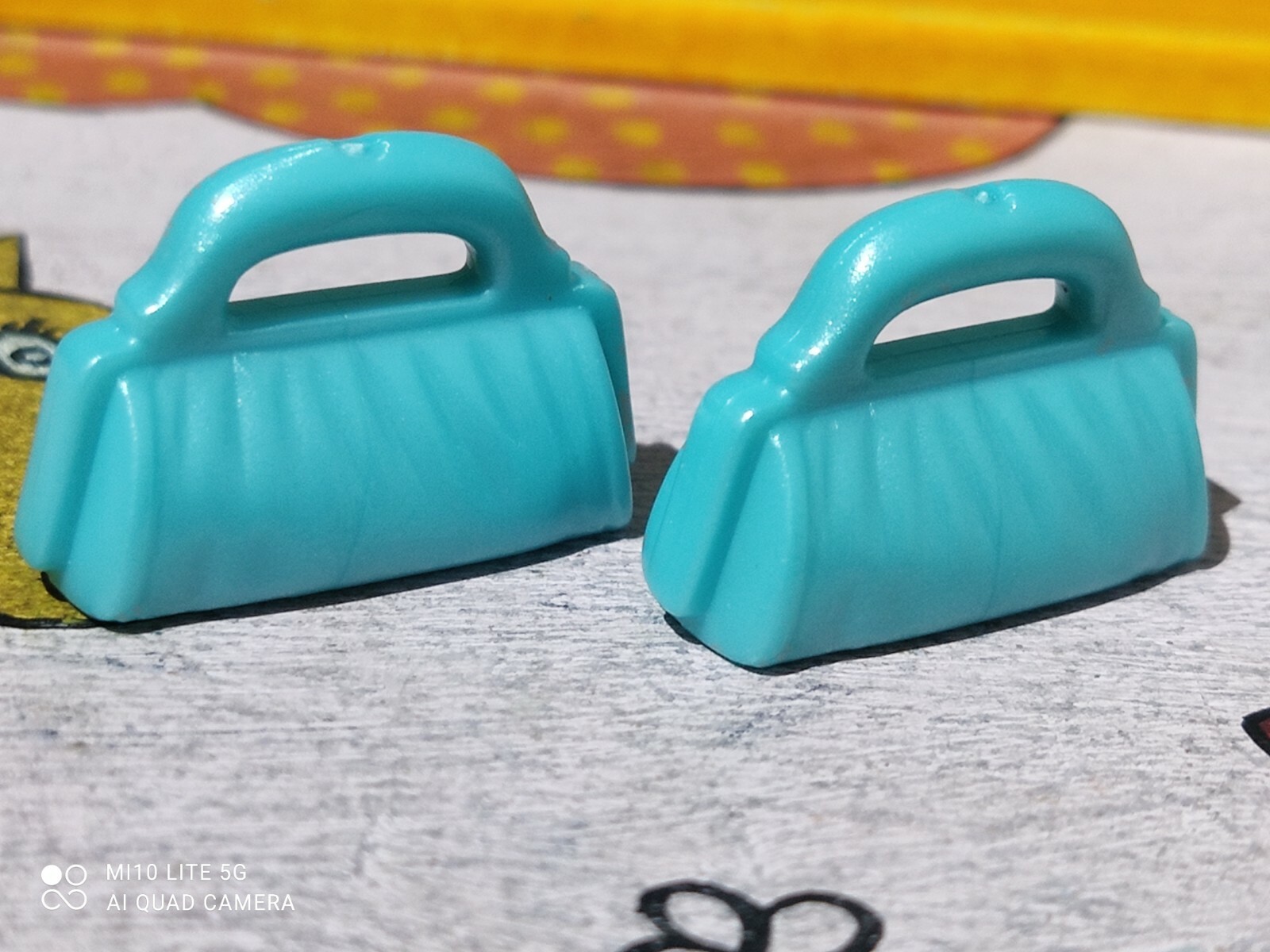 PLAYMOBIL X2 BOLSOS AZUL TURQUESA VICTORIANOS DAMAS VICTORIANAS DAMA VICTORIANA