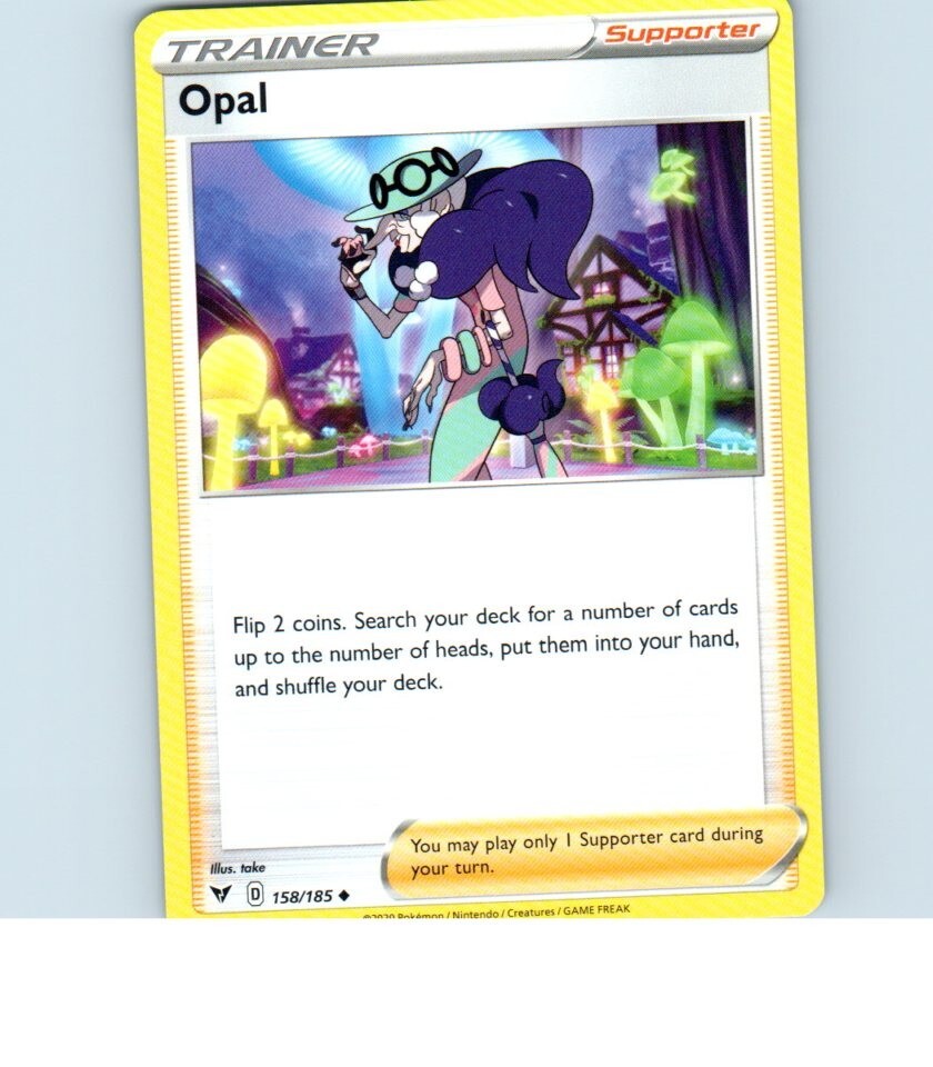 2020 Trainer Opal 158/185 Pokemon Card