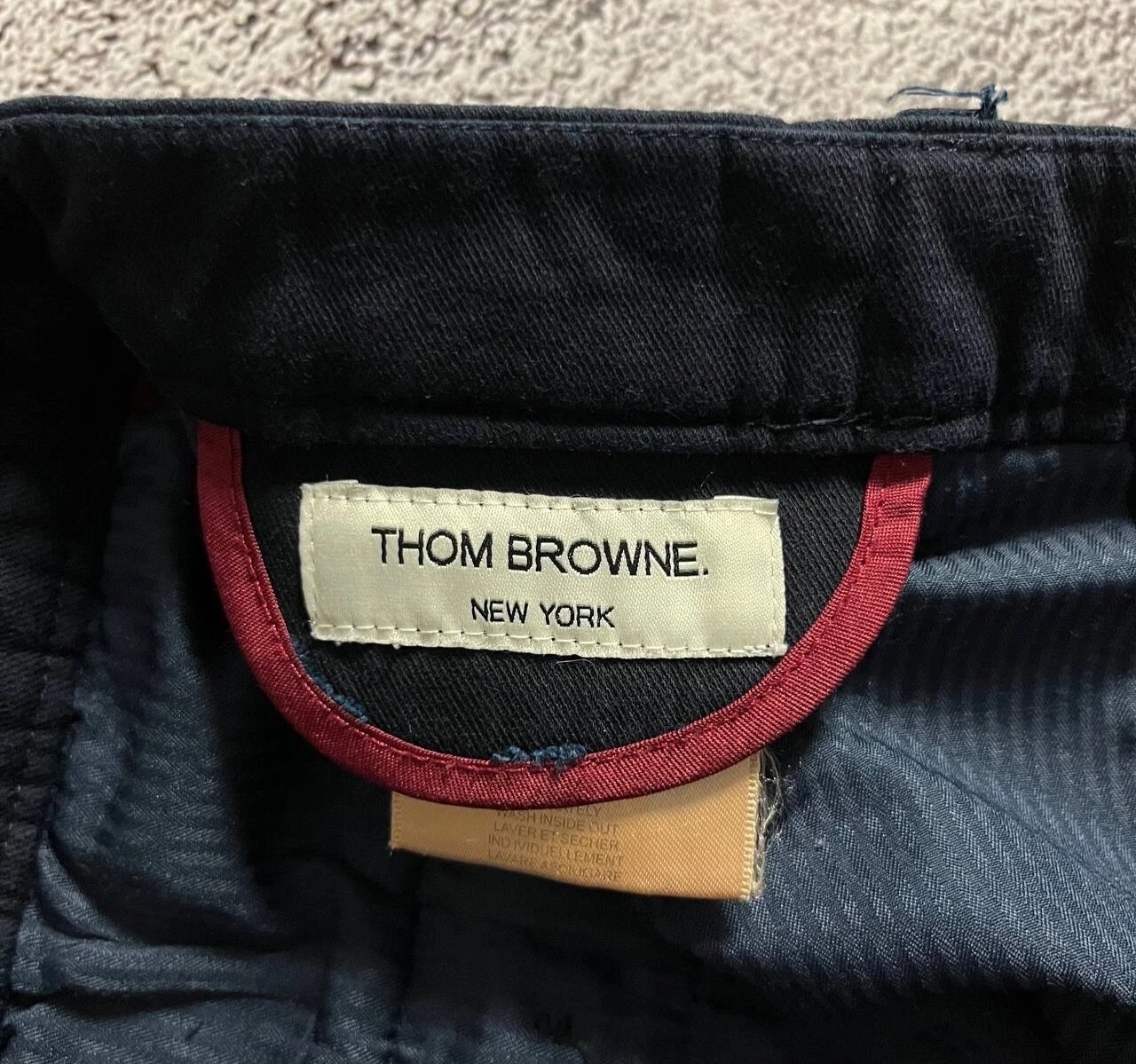 Thom Browne Pantalone Uomo Nero Taglia 34