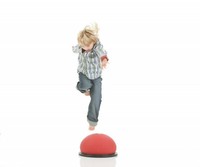 Togu Jumper Mini Roter 2/3 Ball Mit Trampolineffekt 36X18Cm Belastbar Bis 120 Kg