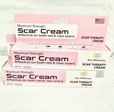 Maximun Strength Scar Cream effective on both Old and new scars ( 2 Pack )