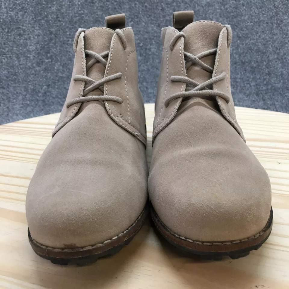 Botas de montaña blancas para mujer 7,5 W castaño rojizo botines de cuero beige W26019W Foto 4 de 4