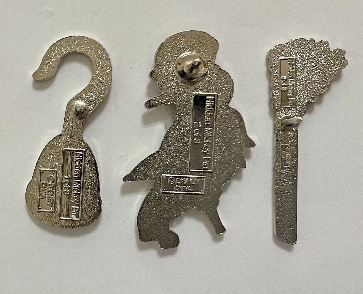 WDW - Hidden Mickey 2007 Series 2 Pirate 3 Pin Set Hook