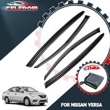 For 2012-2019 Nissan Versa Sedan Mugen Window Vent Visor Rain Guard Deflector