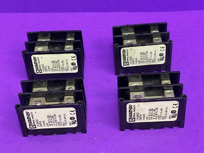 Marathon 1412400 Panel Mount Barrier Terminal Block,115A, 600V, 2Pole [Lot of 4]