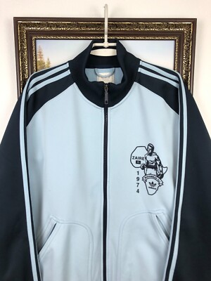 Rare Adidas Muhammad Ali Jacket Vintage GOAT Boxing Zaire Africa