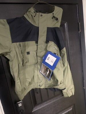 Eagle Claw Wright & Mcgill Essentials Big Horn Wading Jacket Men's XL Green