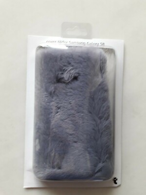 Neues Samsung Galaxy S8 Cover Hülle, grau Plüsch, original verpackt