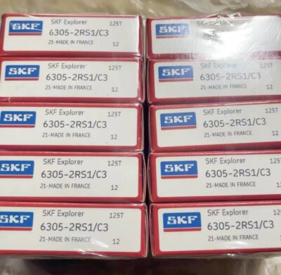 1PC SKF 6305-2RS1/C3 single row deep groove ball bearing