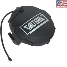 Reinforced 3-Inch Black RV Waste Valve Cap - Secure Bayonet Hook Included