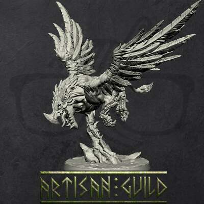Thunderbeak the Gryphon | Dwarven Defender and Oathbreaker Mount miniature for T