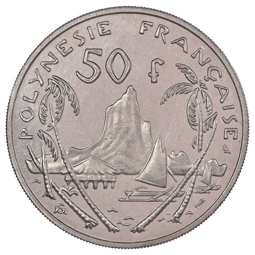 Polynésie Française - scellé 3 monnaies 10 - 20 - 50 francs 1967 ESSAIS - nickel - Imagen 7 de 7