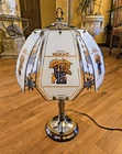 Vintage University Kentucky Lamp UK Wildcats Old Logo 3-Way Touch 6 Glass Panels