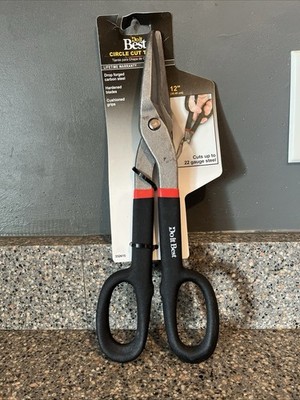 Do It Best 332615 Circle Cut Tin Snips 12 in Carbon Steel Black Silver